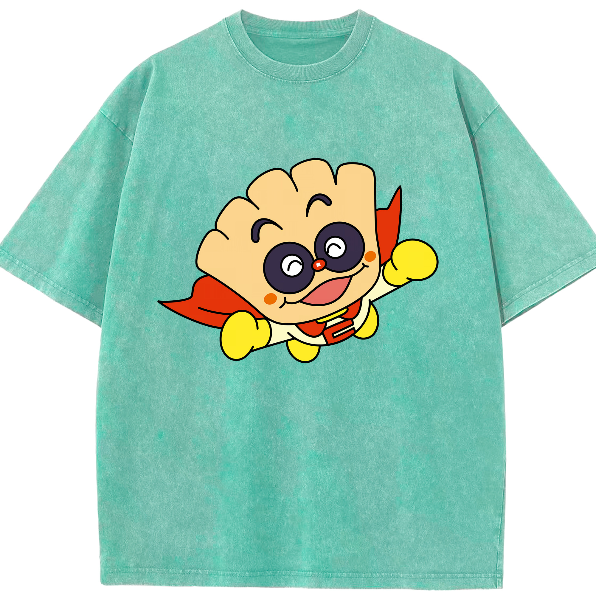 （画像用） アンパンマン Anpanman 綿100% ヴィンテージ風 半袖Tシャツ（フロントプリント）